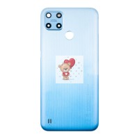 Задняя крышка для Realme C25Y Синий Задняя крышка для Realme C25Y Синий