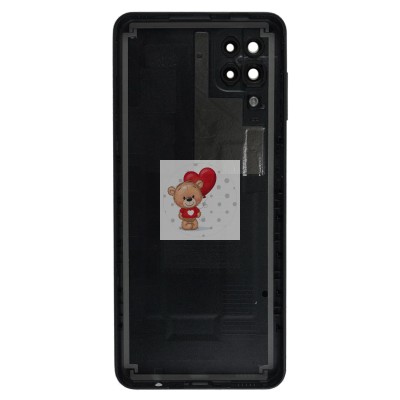 Задняя крышка для Samsung A127F (A12 Nacho) Черный