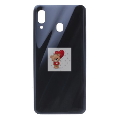 Задняя крышка для Samsung A305F (A30) Черный Задняя крышка для Samsung A305F (A30) Черный