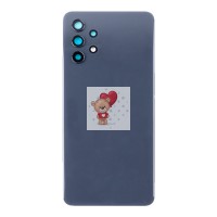 Задняя крышка для Samsung A325F (A32) Черный - Премиум