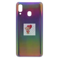 Задняя крышка для Samsung A405F (A40) Черный Задняя крышка для Samsung A405F (A40) Черный