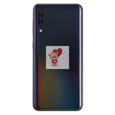 Задняя крышка для Samsung A505F (A50) Черный Задняя крышка для Samsung A505F (A50) Черный