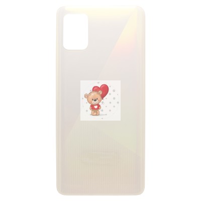 Задняя крышка для Samsung A515F (A51) Белый Задняя крышка для Samsung A515F (A51) Белый