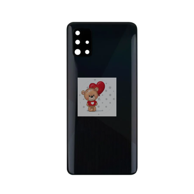 Задняя крышка для Samsung A515F (A51) Черный - Премиум Задняя крышка для Samsung A515F (A51) Черный - Премиум