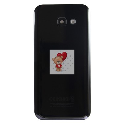 Задняя крышка для Samsung A520F (A5 2017) Черный - Премиум Задняя крышка для Samsung A520F (A5 2017) Черный - Премиум