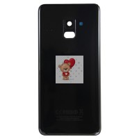Задняя крышка для Samsung A530F (A8 2018) Черный - Премиум