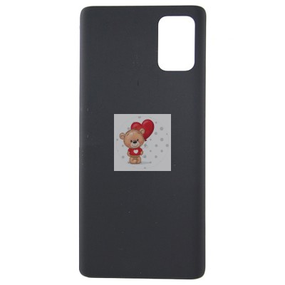 Задняя крышка для Samsung A715F (A71) Черный Задняя крышка для Samsung A715F (A71) Черный
