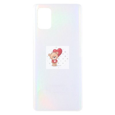 Задняя крышка для Samsung A715F (A71) Серебро