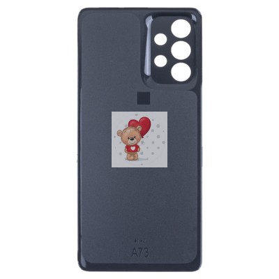 Задняя крышка для Samsung A736B (A73 5G) Черный Задняя крышка для Samsung A736B (A73 5G) Черный