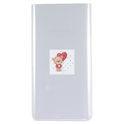 Задняя крышка для Samsung A805F (A80) Серебро