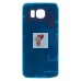 Задняя крышка для Samsung G920FD (S6 Duos) Синий