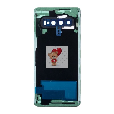 Задняя крышка для Samsung G973F (S10) Черный - Премиум Задняя крышка для Samsung G973F (S10) Черный - Премиум