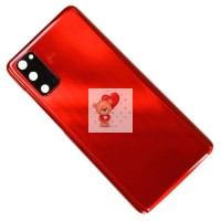 Задняя крышка для Samsung G980F (S20) Красный - Премиум