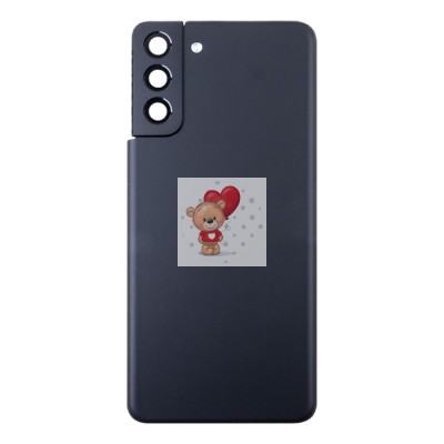 Задняя крышка для Samsung G996B (S21+) Черный - Премиум