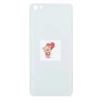 Задняя крышка для Xiaomi Mi 5 Белый (стекло, без креплений)