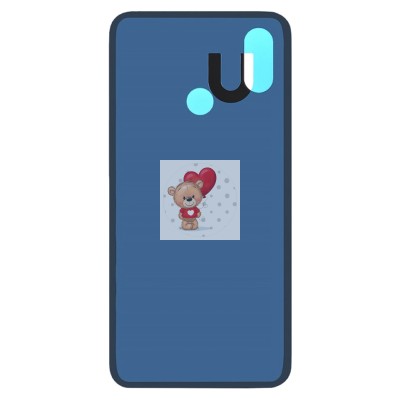 Задняя крышка для Xiaomi Mi 8 Синий Задняя крышка для Xiaomi Mi 8 Синий