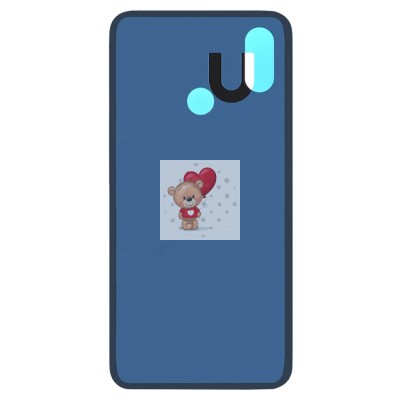 Задняя крышка для Xiaomi Mi 8 Черный