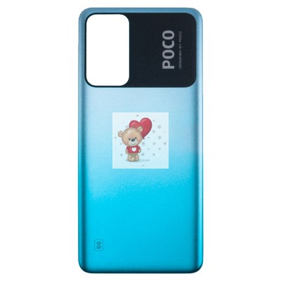 Задняя крышка для Xiaomi Poco M4 Pro 5G Синий