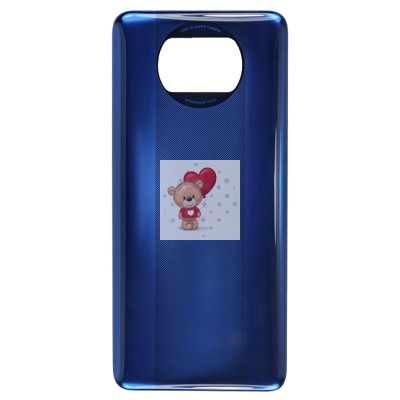 Задняя крышка для Xiaomi Poco X3 NFC Синий Задняя крышка для Xiaomi Poco X3 NFC Синий