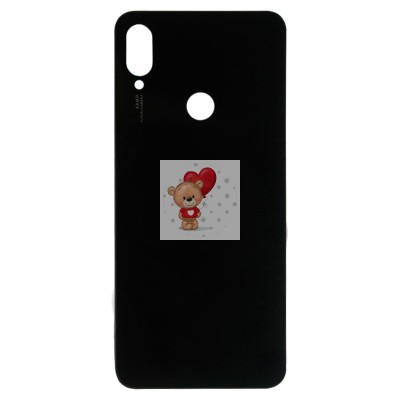 Задняя крышка для Xiaomi Redmi Note 7 Черный - Премиум