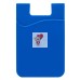 Картхолдер футляр для карт на клеевой основе (синий) - CH01