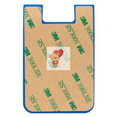 Картхолдер футляр для карт на клеевой основе (синий) - CH01 Картхолдер футляр для карт на клеевой основе (синий) - CH01