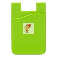 Картхолдер футляр для карт на клеевой основе (зеленый) - CH01 Картхолдер футляр для карт на клеевой основе (зеленый) - CH01