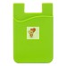 Картхолдер футляр для карт на клеевой основе (зеленый) - CH01