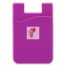 Картхолдер футляр для карт на клеевой основе (фиолетовый) - CH01