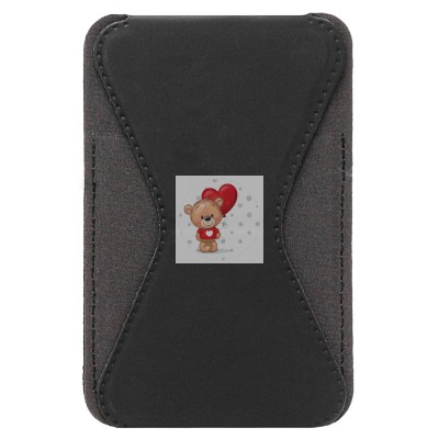 Картхолдер футляр для карт на клеевой основе (черный) - CH02