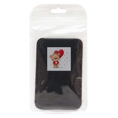 Картхолдер футляр для карт на клеевой основе (черный) - CH02 Картхолдер футляр для карт на клеевой основе (черный) - CH02