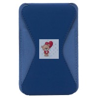 Картхолдер футляр для карт на клеевой основе (синий) - CH02