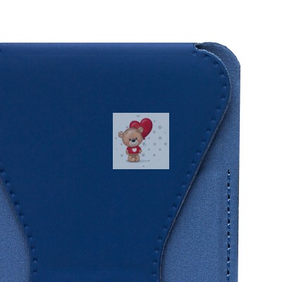 Картхолдер футляр для карт на клеевой основе (синий) - CH02 Картхолдер футляр для карт на клеевой основе (синий) - CH02