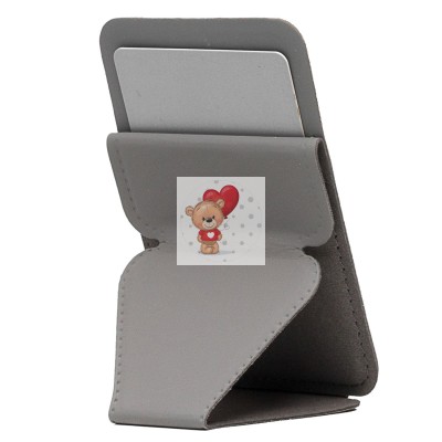 Картхолдер футляр для карт на клеевой основе (серый) - CH02 Картхолдер футляр для карт на клеевой основе (серый) - CH02