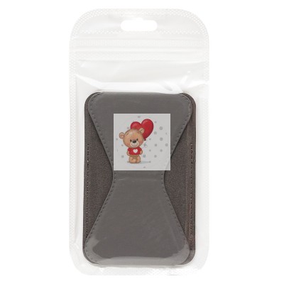 Картхолдер футляр для карт на клеевой основе (серый) - CH02 Картхолдер футляр для карт на клеевой основе (серый) - CH02