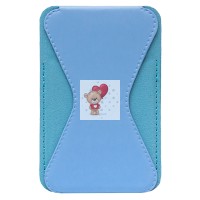 Картхолдер футляр для карт на клеевой основе (голубой) - CH02 Картхолдер футляр для карт на клеевой основе (голубой) - CH02