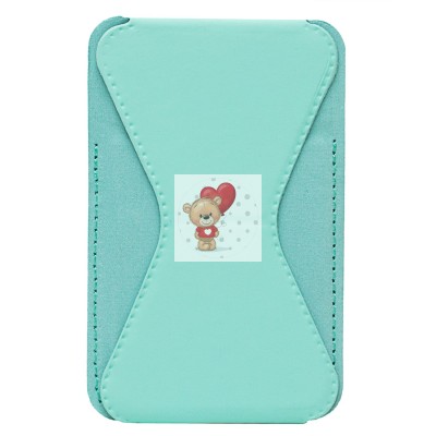 Картхолдер футляр для карт на клеевой основе (мятный) - CH02 Картхолдер футляр для карт на клеевой основе (мятный) - CH02