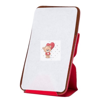 Картхолдер футляр для карт на клеевой основе (красный) - CH02