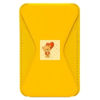 Картхолдер футляр для карт на клеевой основе (желтый) - CH02 Картхолдер футляр для карт на клеевой основе (желтый) - CH02