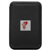 Картхолдер футляр для карт на магните (черный) - CH03