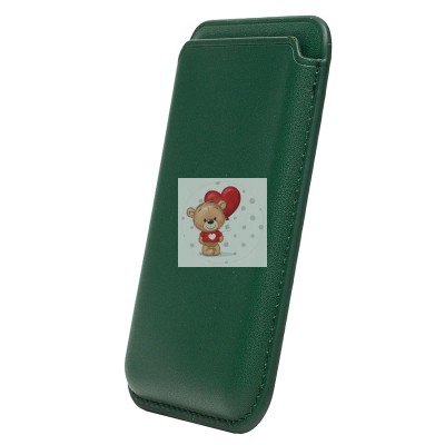 Картхолдер футляр для карт на магните (зеленый) - CH03 Картхолдер футляр для карт на магните (зеленый) - CH03