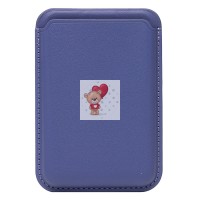 Картхолдер футляр для карт на магните (светло-фиолетовый) - CH03