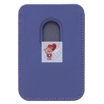 Картхолдер футляр для карт на магните (светло-фиолетовый) - CH03 Картхолдер футляр для карт на магните (светло-фиолетовый) - CH03