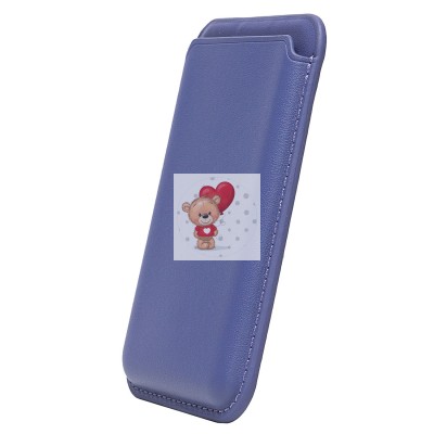 Картхолдер футляр для карт на магните (светло-фиолетовый) - CH03 Картхолдер футляр для карт на магните (светло-фиолетовый) - CH03