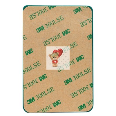 Картхолдер футляр для карт на клеевой основе (темно-зеленый) - CH04 Картхолдер футляр для карт на клеевой основе (темно-зеленый) - CH04