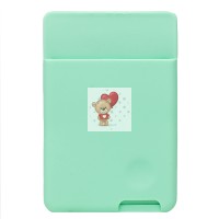 Картхолдер футляр для карт на клеевой основе (светло-зеленый) - CH04 Картхолдер футляр для карт на клеевой основе (светло-зеленый) - CH04