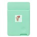 Картхолдер футляр для карт на клеевой основе (светло-зеленый) - CH04