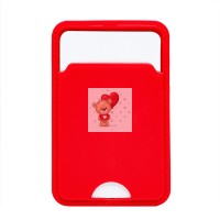 Картхолдер футляр для карт на клеевой основе (красный) - CH05 Картхолдер футляр для карт на клеевой основе (красный) - CH05