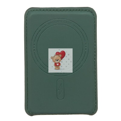 Картхолдер футляр для карт (темно-зеленый) - CH07 SafeMag Картхолдер футляр для карт (темно-зеленый) - CH07 SafeMag