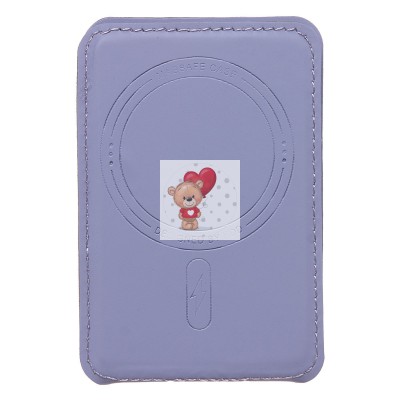 Картхолдер футляр для карт (светло-фиолетовый) - CH07 SafeMag Картхолдер футляр для карт (светло-фиолетовый) - CH07 SafeMag